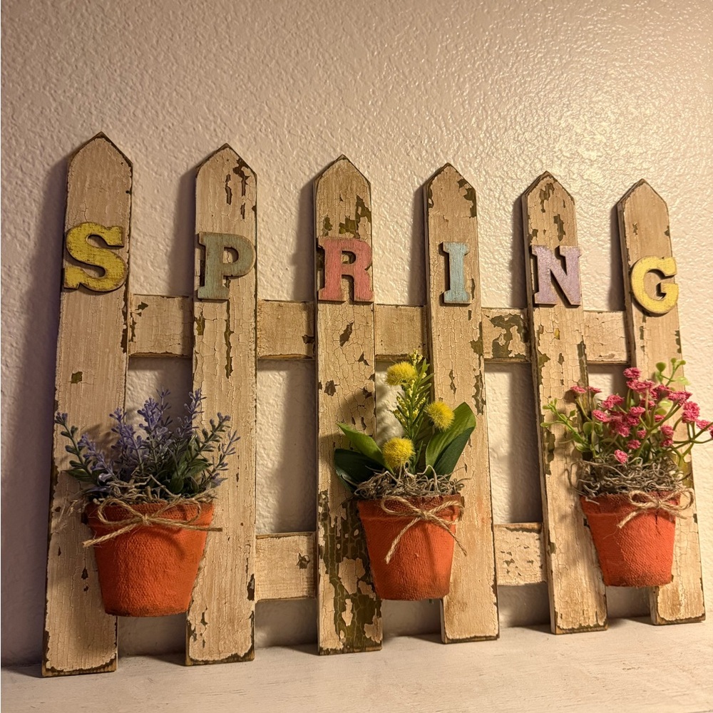 Handmade spring decor